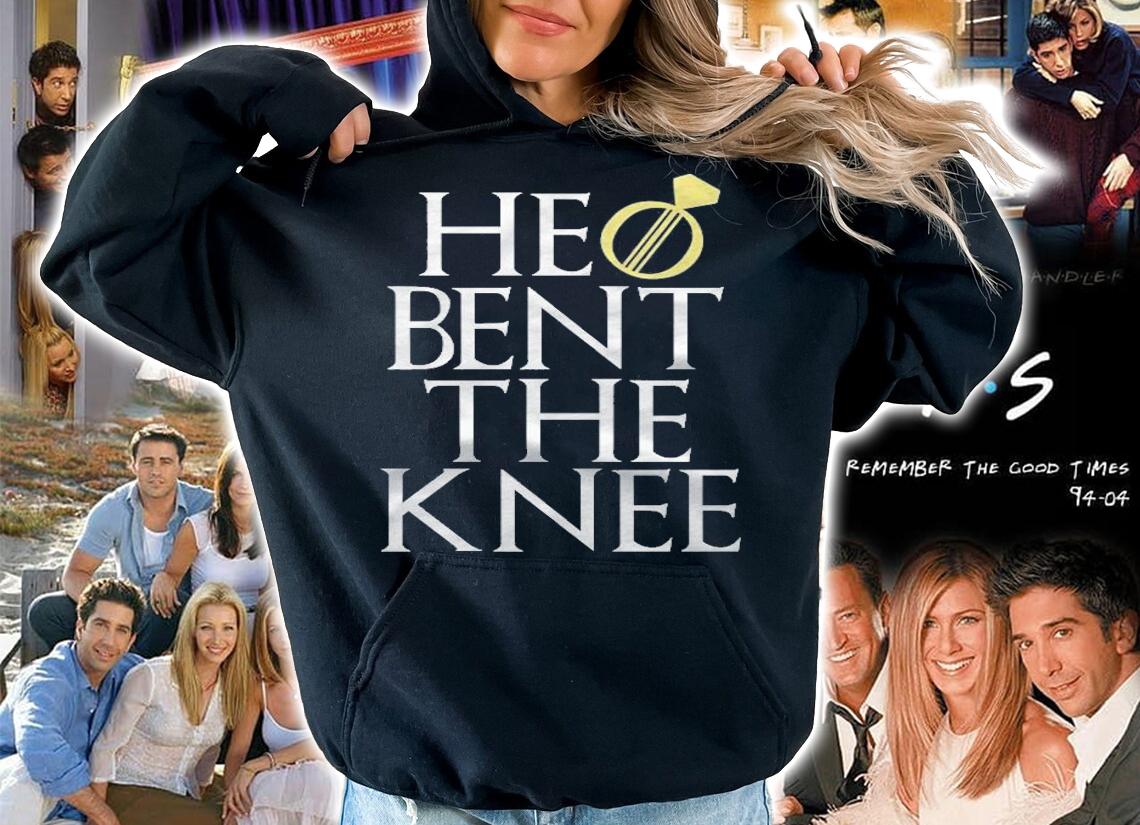 He Bent The Knee Bride Engagement Wedding Men Women Gift Premium Shirt hoodie
