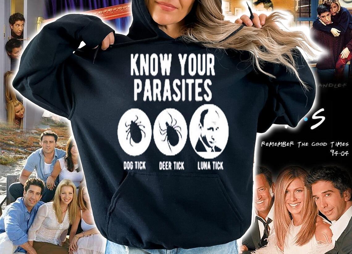 Know Your Parasites Putin Luna Tick T-Shirt hoodie