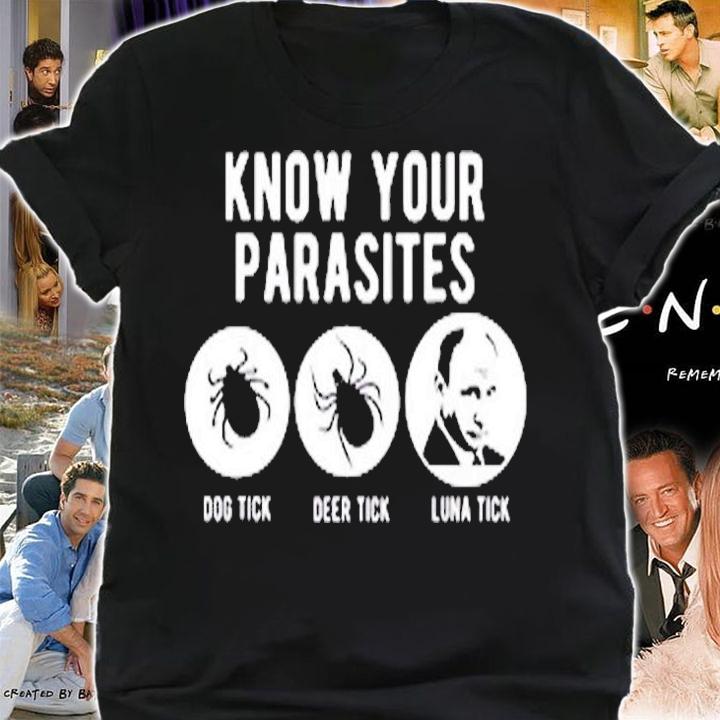 Know Your Parasites Putin Luna Tick T-Shirt shirt
