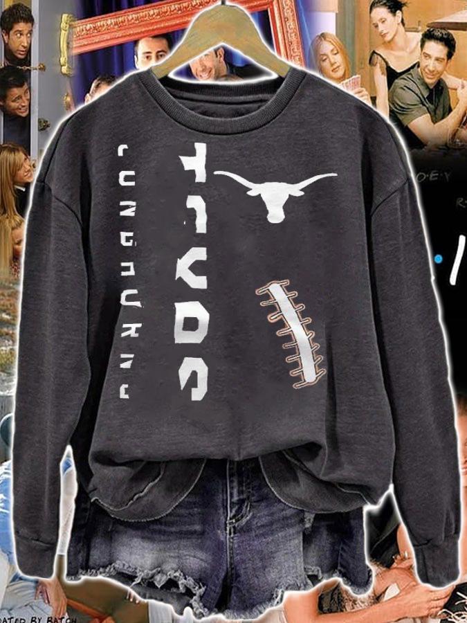 Texas Longhorns Youth Encore Play Football T-Shirt sweatshirt