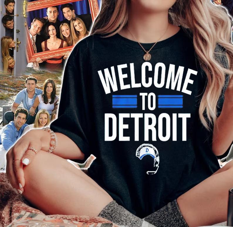 Welcome To Detroit Shirt woman shirt