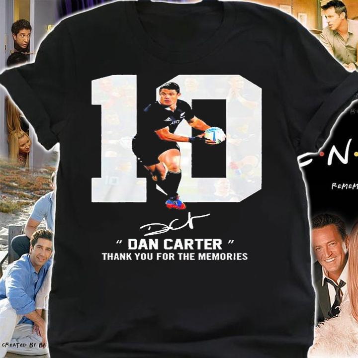 Dan Carter Thank You For The Memories Signature T-Shirt shirt