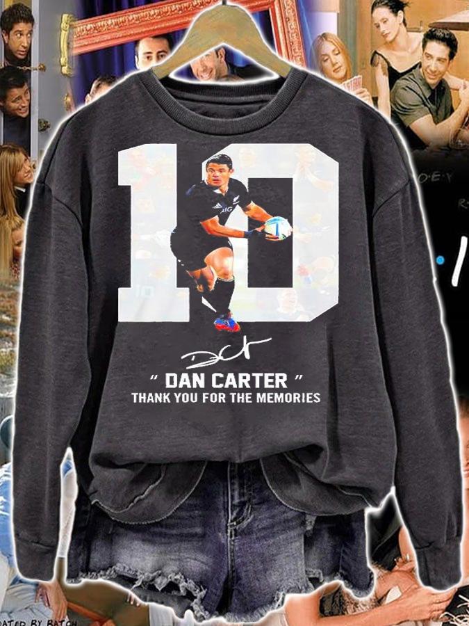 Dan Carter Thank You For The Memories Signature T-Shirt sweatshirt