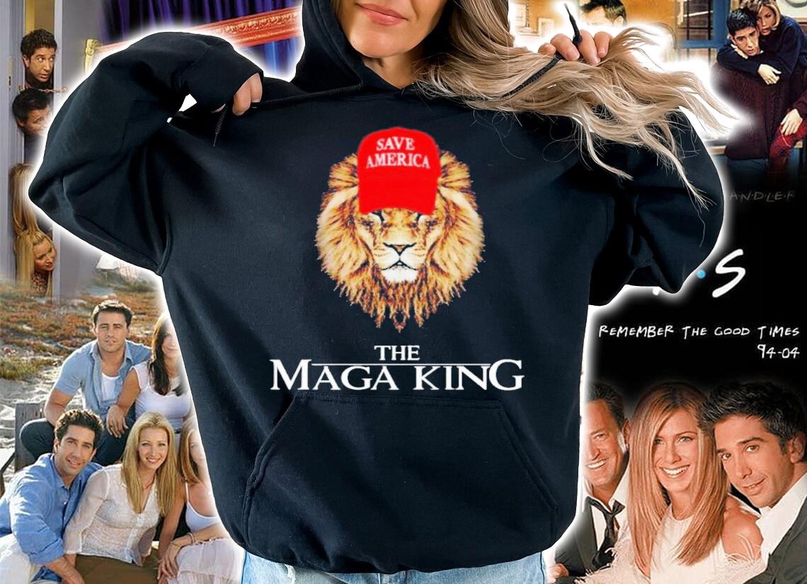 Lion Save America The Maga King Shirt hoodie