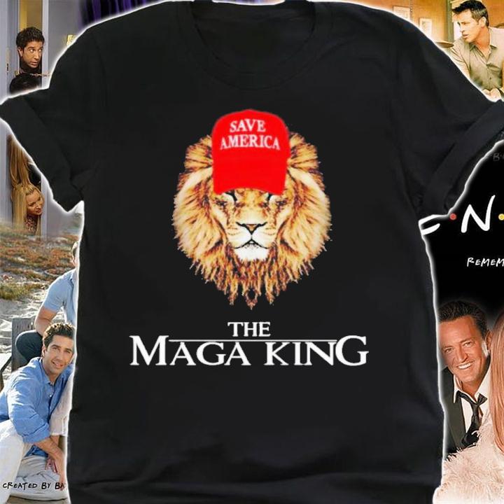 Lion Save America The Maga King Shirt shirt