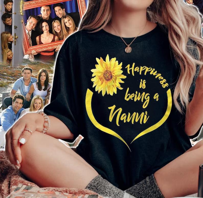 Nanni Gift Happiness Is Being A Nanni Shirt woman shirt