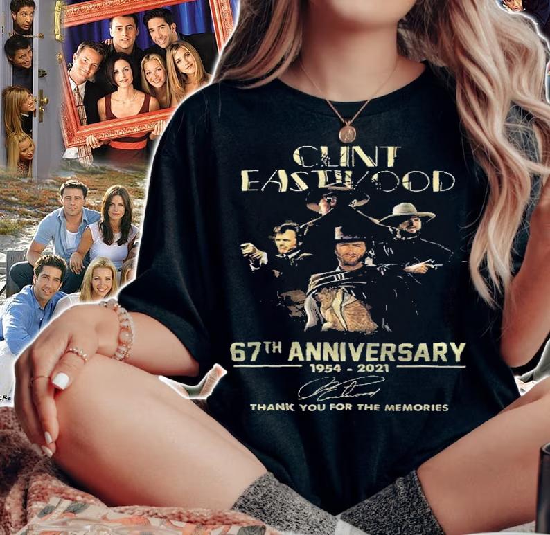 Clint Eastwood 67th Anniversary 1954-2021 Signature Thank You For The Memories Shirt woman shirt
