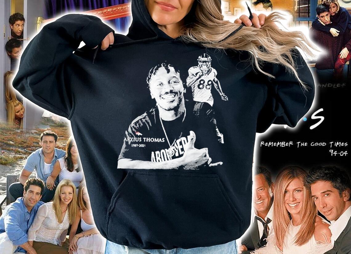 Demaryius Thomas Denver Broncos Black And White T-Shirt hoodie