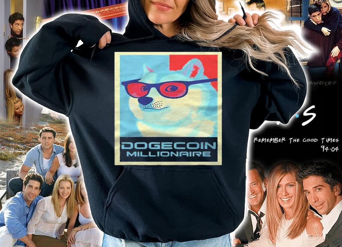 Dogecoin Millionaire Hodl Crypto Dog Shib Token To The Moon Shirt hoodie