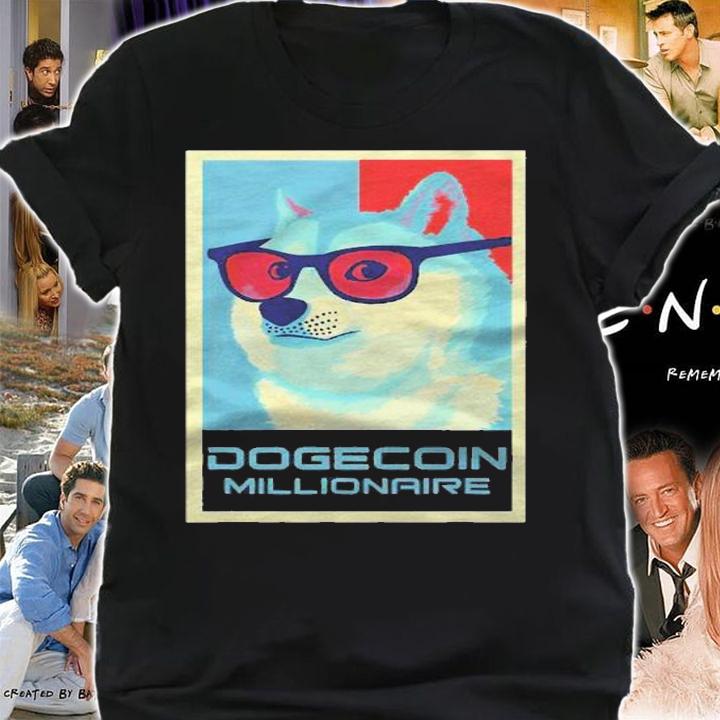 Dogecoin Millionaire Hodl Crypto Dog Shib Token To The Moon Shirt shirt