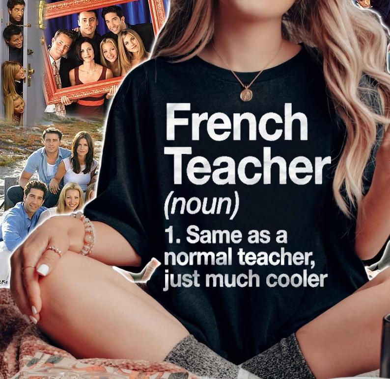 French Teacher Definition Funny Back To School First Day Shirt
