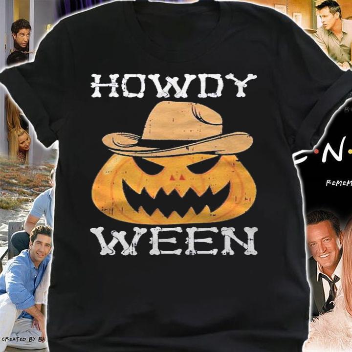 Howdy Ween Lazy Halloween Costume Funny Cowboy Rodeo Western Shirt