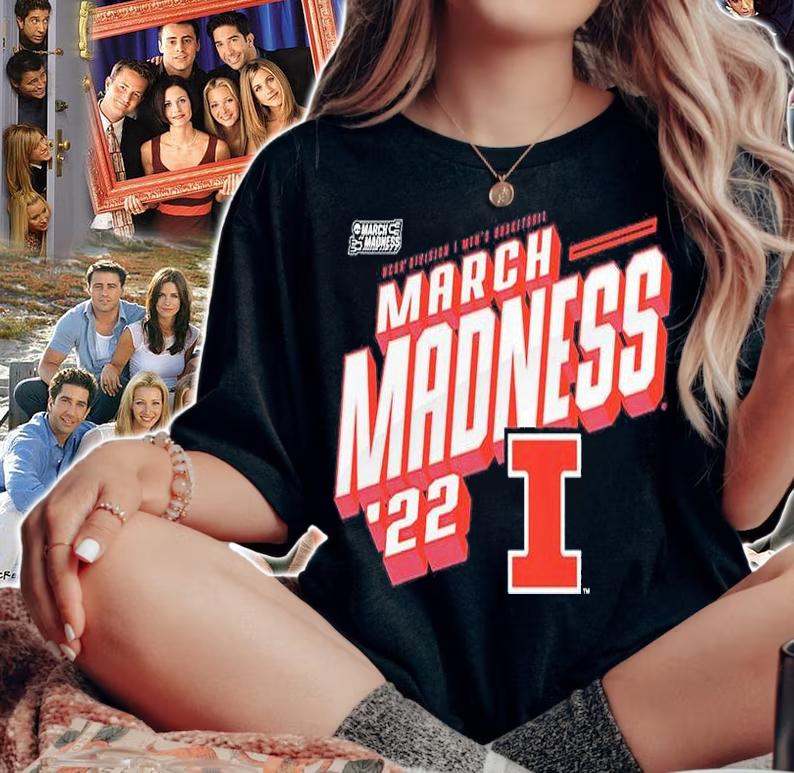 Illinois Fighting Illini 2022 NCAA Division I Men's Basketball March Madness T-Shirt woman shirt