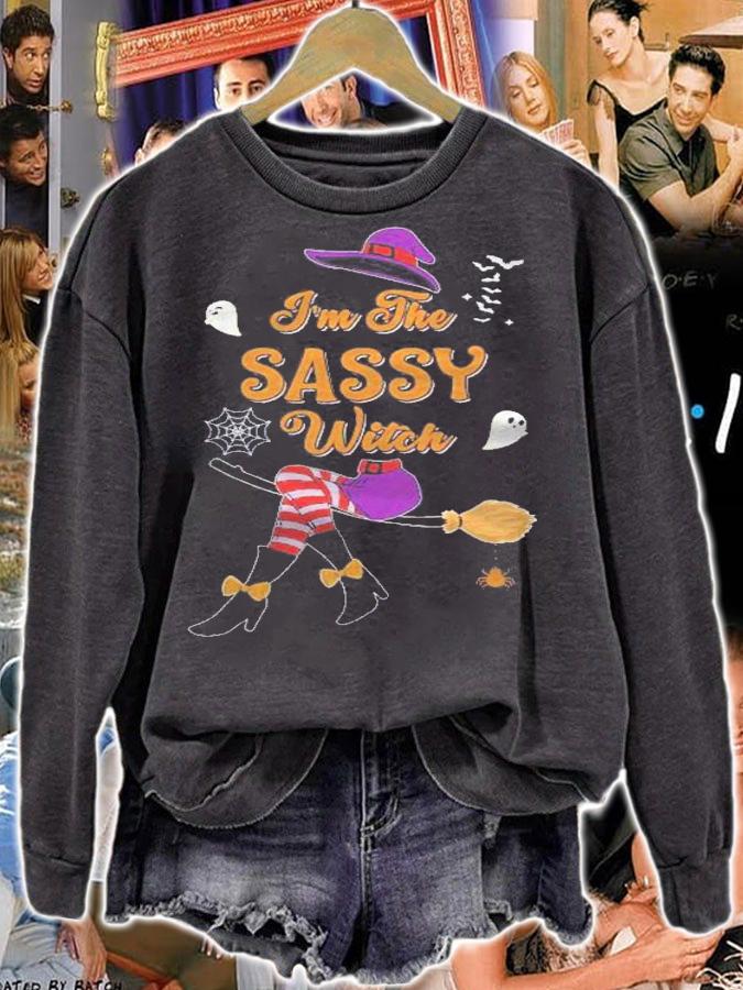 Im The Sassy Witch Halloween Matching Group Costume Shirt sweatshirt