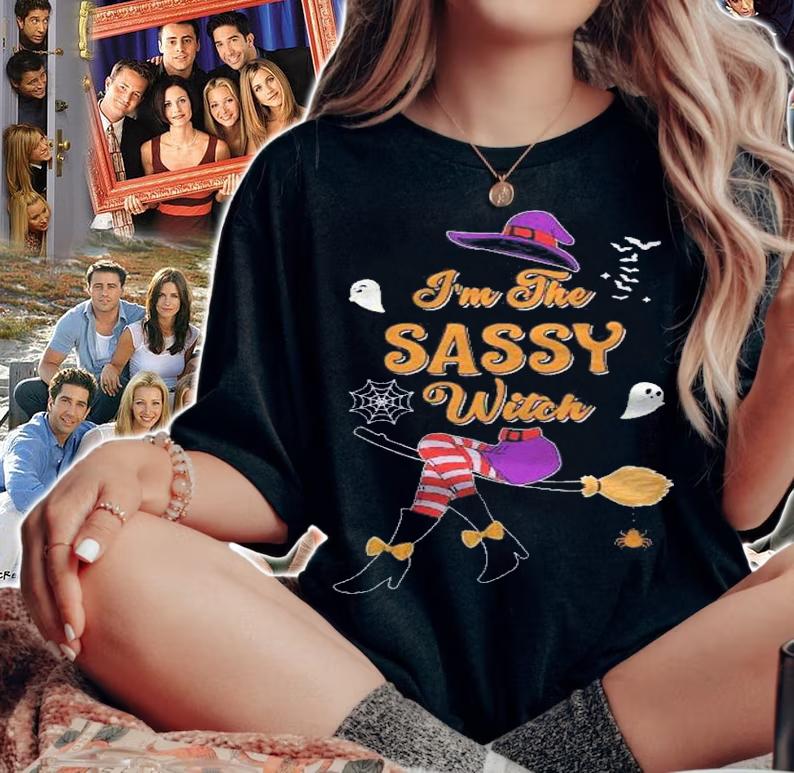 Im The Sassy Witch Halloween Matching Group Costume Shirt woman shirt