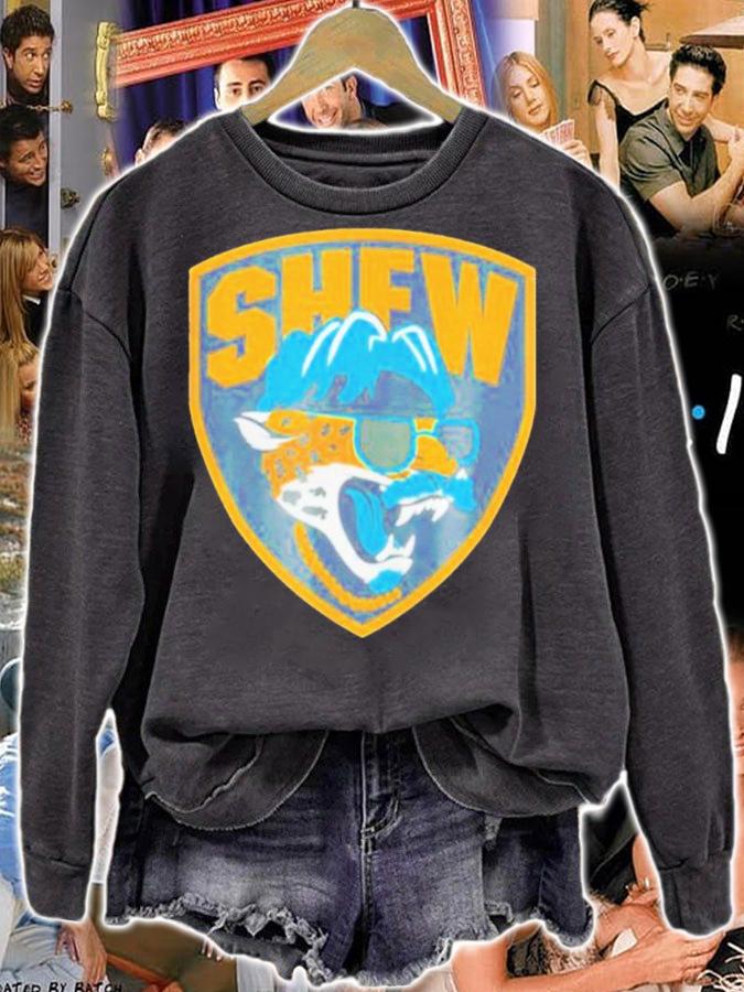 Jaguar Mustache Minshew Shield Shirt sweatshirt