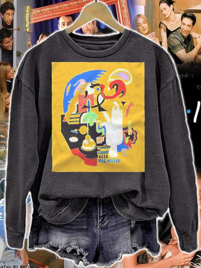 Mac Miller Faces album T-shirt sweatshirt