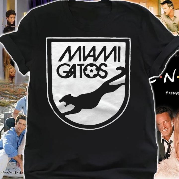 Miami Gatos 1972 logo T-shirt shirt