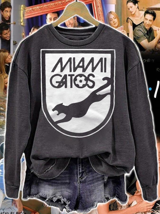 Miami Gatos 1972 logo T-shirt sweatshirt