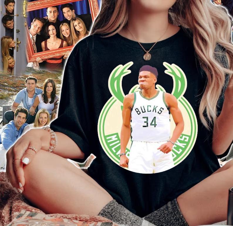 Milwaukee Bucks Giannis Antetokounmpo #34 Shirt woman shirt