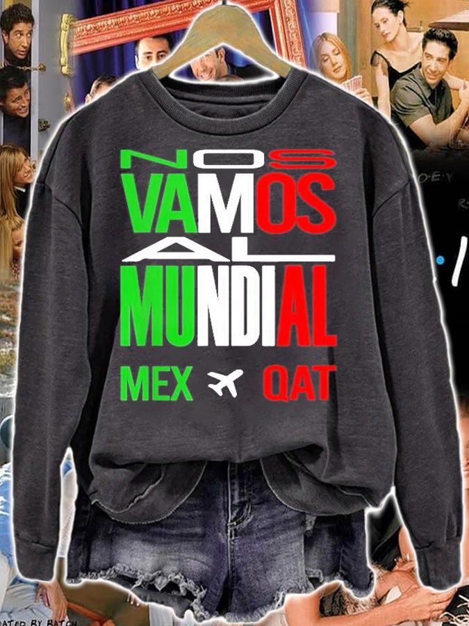 Nos Vamos Mundial Mex Qat T-Shirt sweatshirt