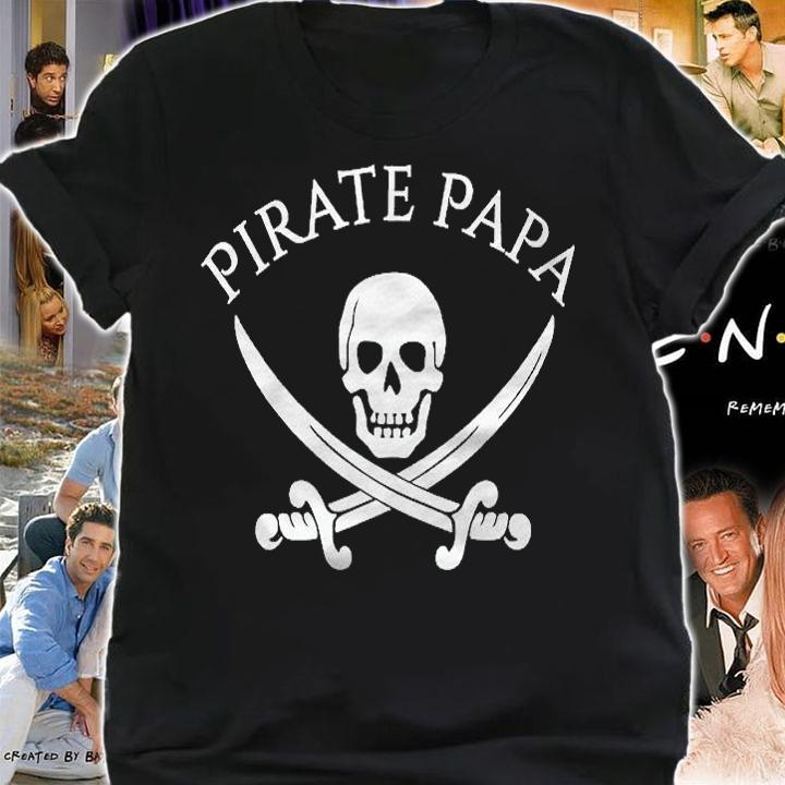 Pirate Papa Shirt Halloween Costume For Dad Shirt shirt