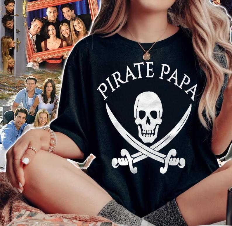 Pirate Papa Shirt Halloween Costume For Dad Shirt woman shirt