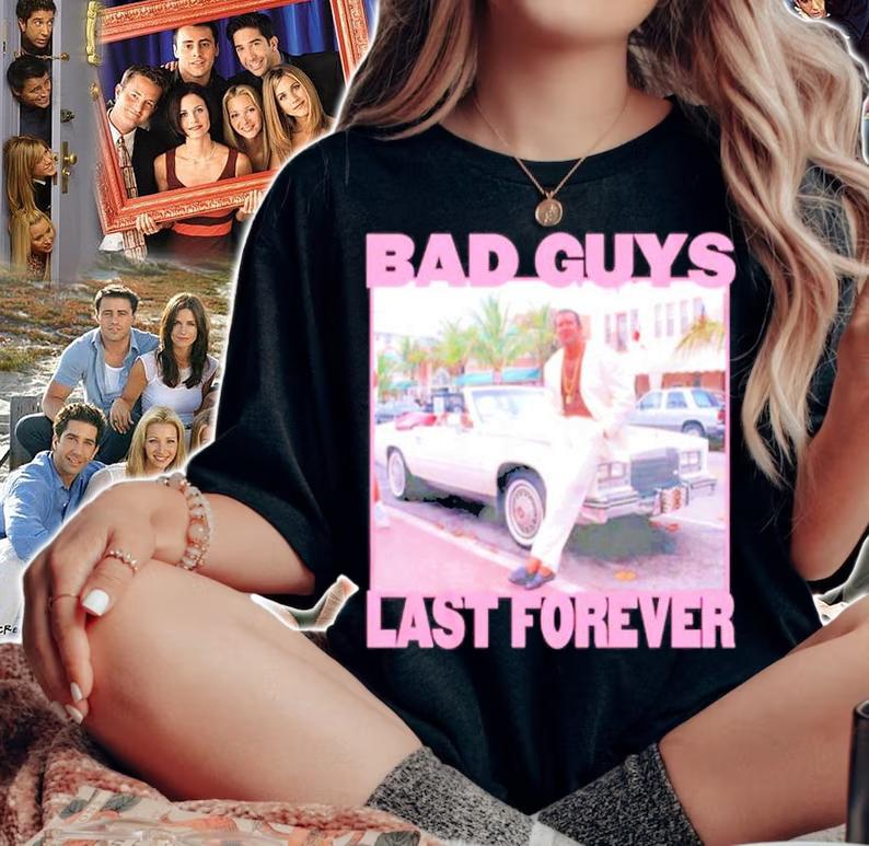 Razor Ramon Bad Guys Last Forever Photo Shirt woman shirt
