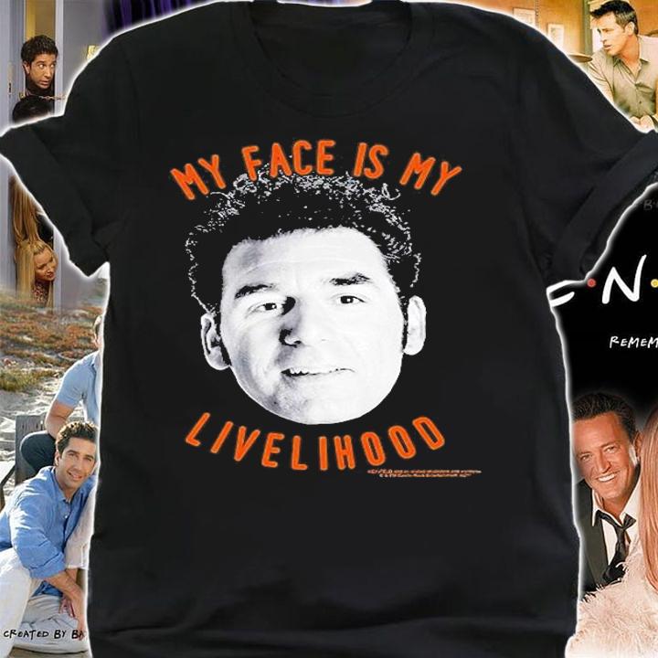 Seinfeld Kramer My Face Is My Livelihood T-Shirt shirt