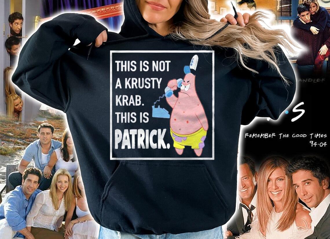 Spongebob Squarepants  Womens Patrick Star  This Is Not A Krusty Krab Shirt hoodie