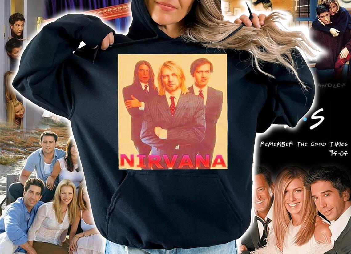 Vintage Nirvana Kurt Cobain Black T-Shirt hoodie