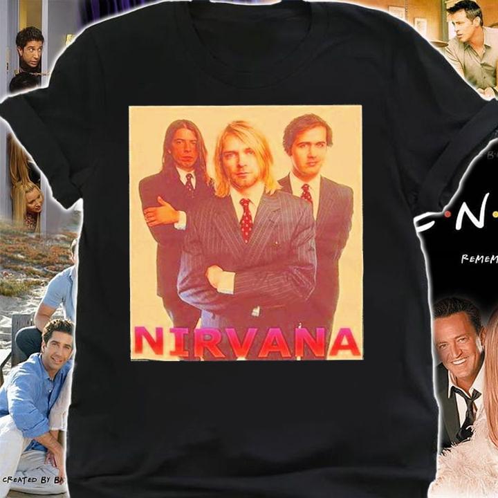 Vintage Nirvana Kurt Cobain Black T-Shirt shirt