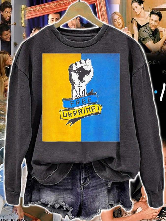 Free Ukraine I Stand With Ukraine Pray For Ukraine T-Shirt sweatshirt