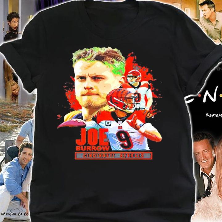 Joe Burrow 9 Cincinnati Bengals Football Shirt shirt