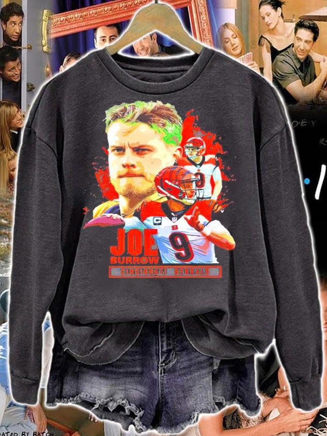 Joe Burrow 9 Cincinnati Bengals Football Shirt sweatshirt