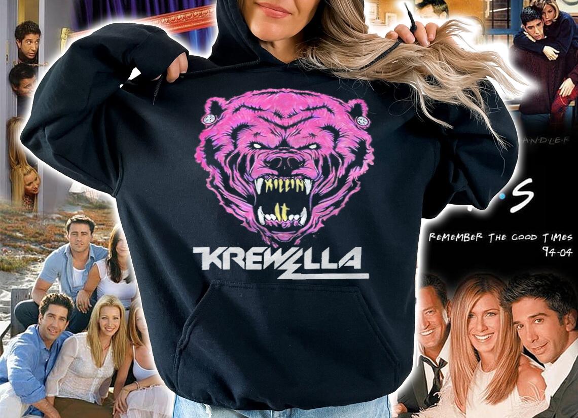 Krewella logo wallpapers Bear T-shirt hoodie