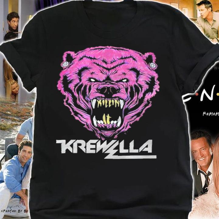 Krewella logo wallpapers Bear T-shirt shirt
