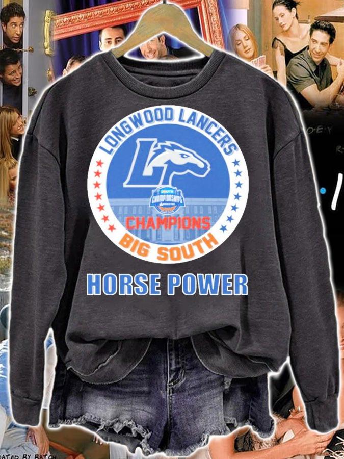 Longwood Lancers 2022 Big South Champions Horse Power Shirt sweatshirt