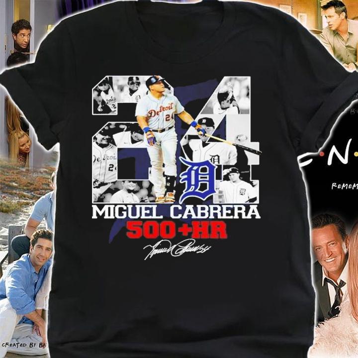 Miguel Cabrera 500 HR signature shirt