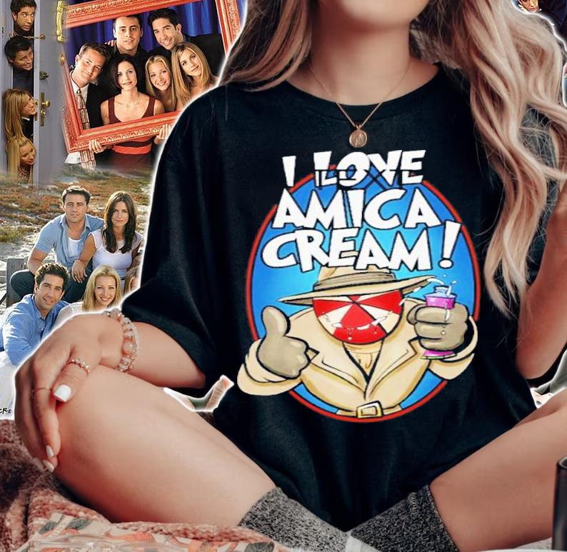 That Umbrella I Love Amica Cream Shirt woman shirt