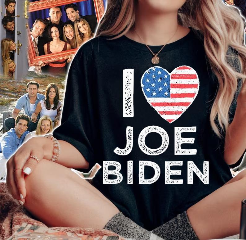 I Love Joe Biden,Support Joe Biden Trendy T-Shirt woman shirt
