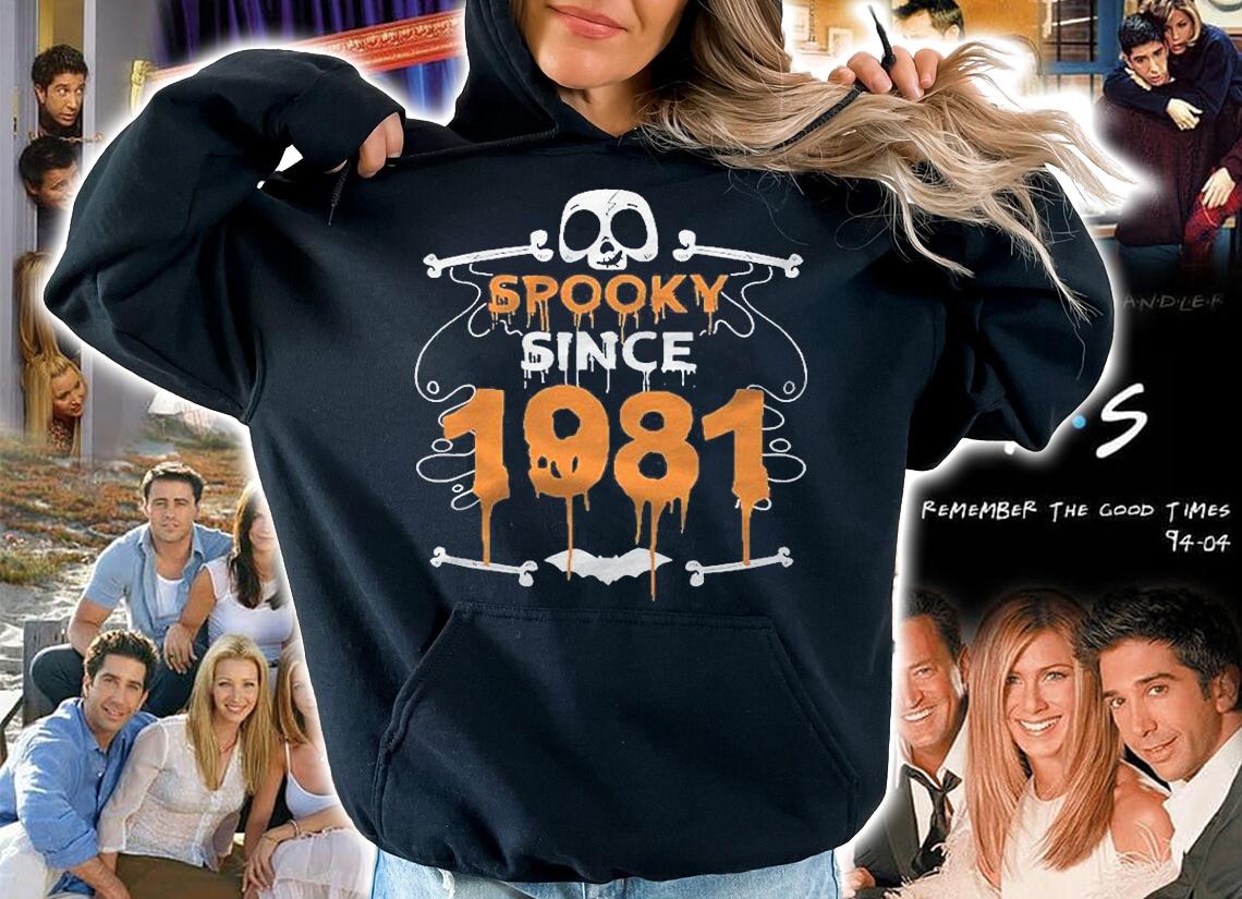 Spooky Since 1981 Halloween Bday Gifts 40Th Birthday Shirt hoodie