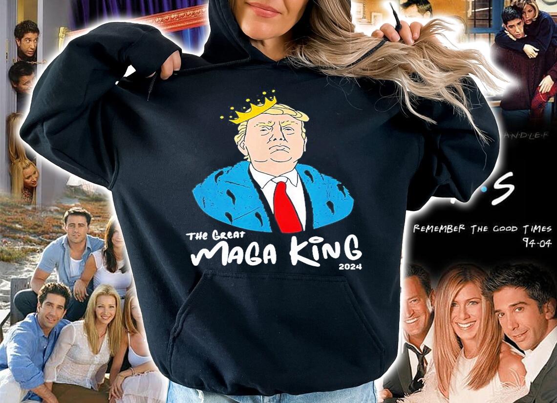 The Great Maga King Trump 2024 Ultra Maga USA T-Shirt hoodie