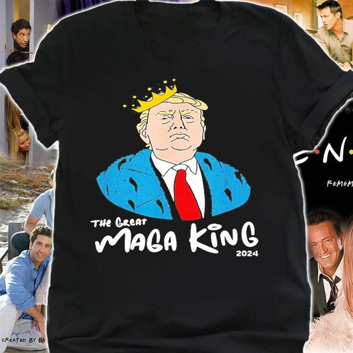 The Great Maga King Trump 2024 Ultra Maga USA T-Shirt shirt