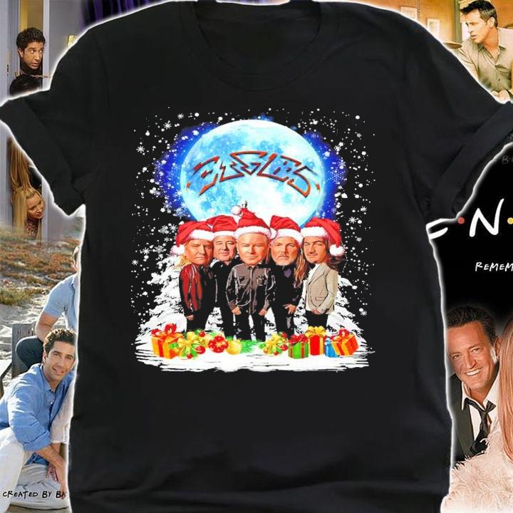 Eagles Band Chibi Santa Christmas Shirt shirt