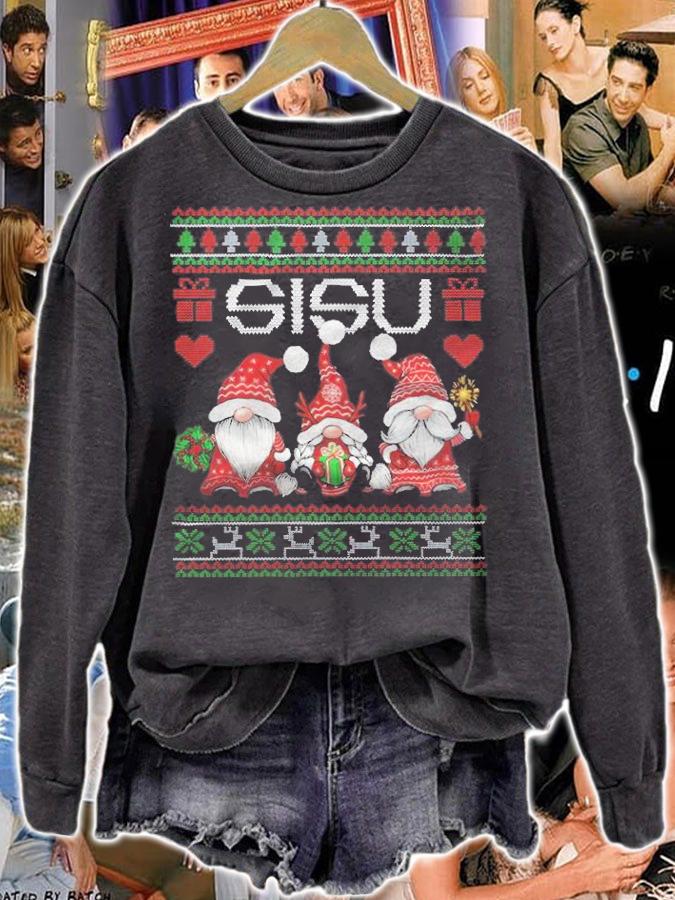 Gnomes Sisu Christmas Pattern Shirt