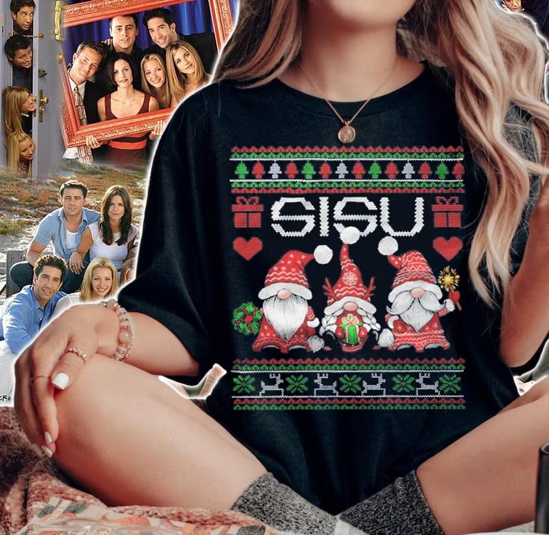 Gnomes Sisu Christmas Pattern Shirt