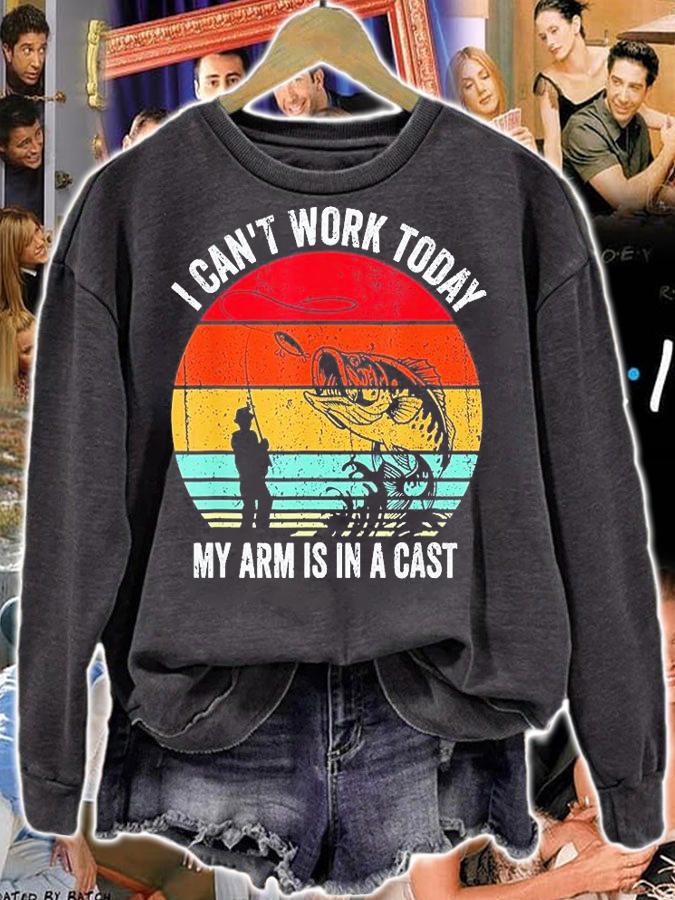 I Cant Work Today My Arm Is In A Cast Vintage T-Shirt