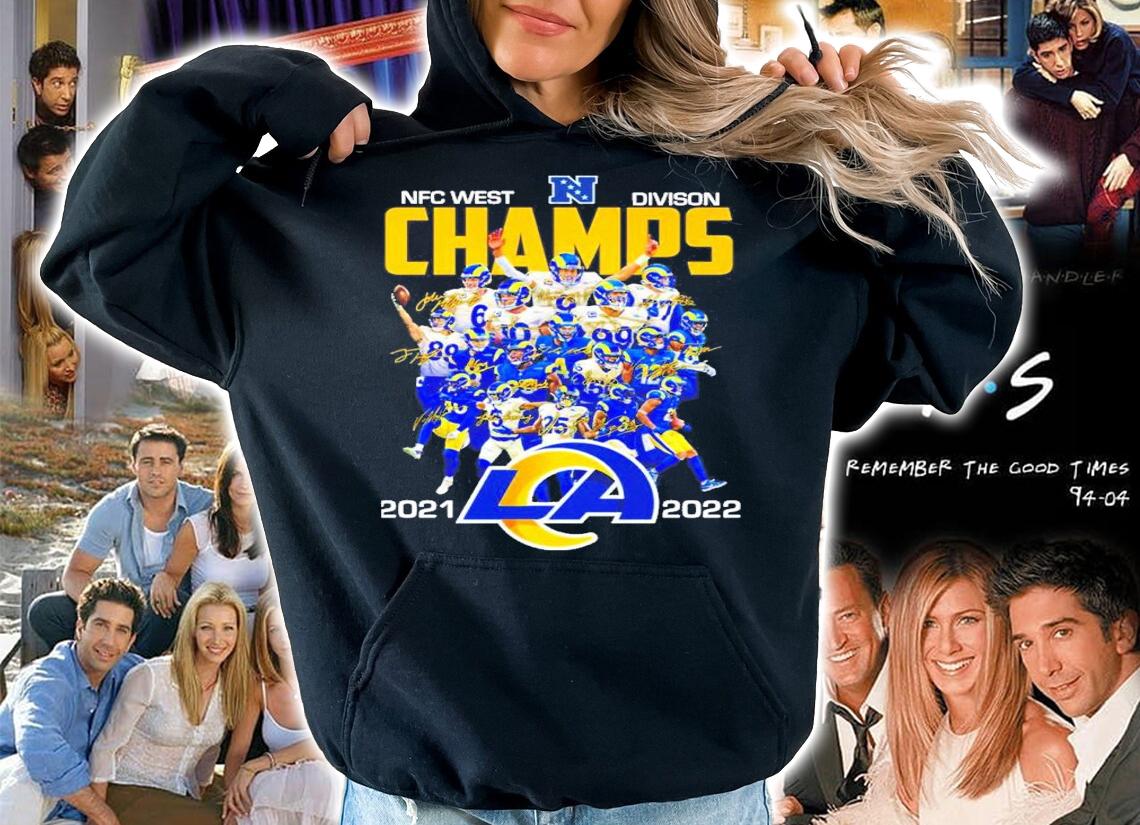 Los Angeles Rams 2021-2022 NFC West Division Champs Signatures Shirt hoodie