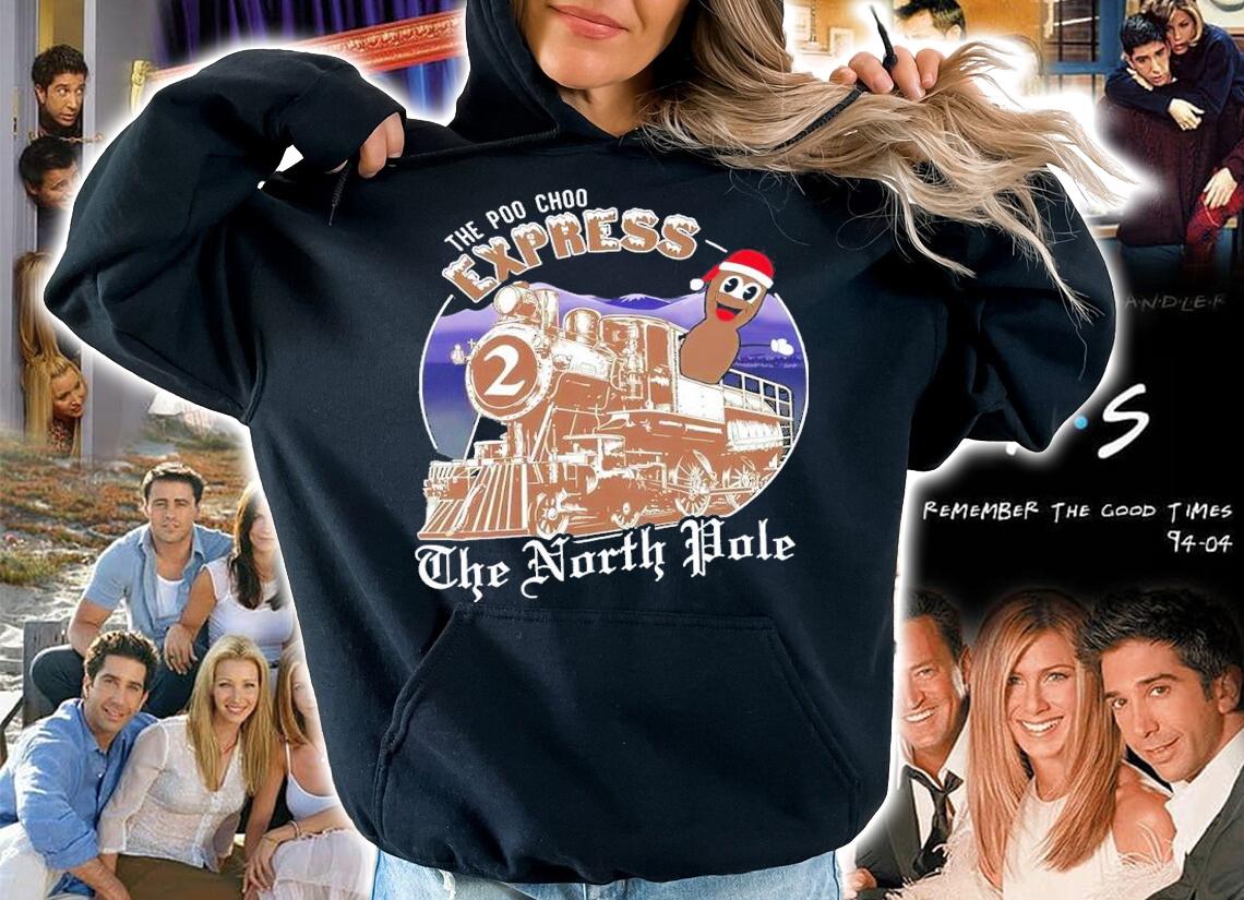 The Poo Choo Express The North Pole Christmas Shirt hoodie